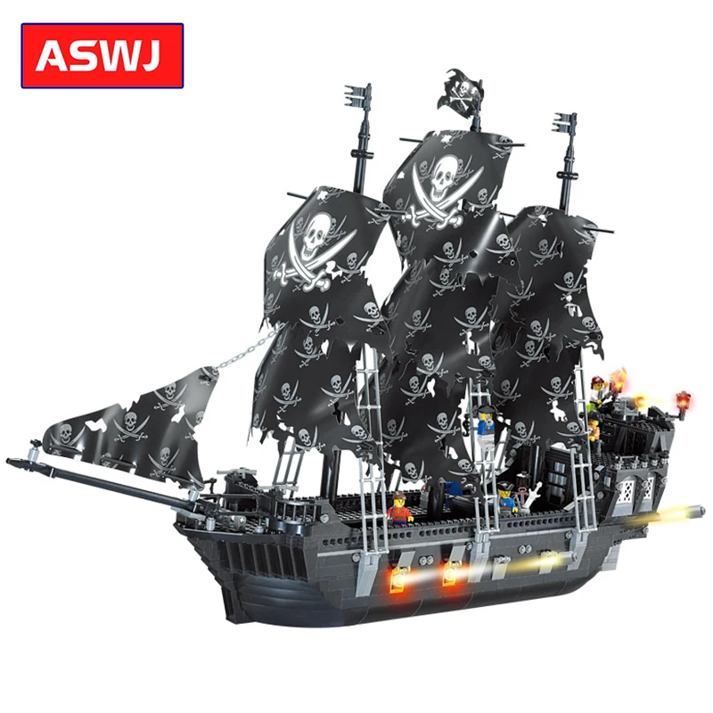 Ghost Corsair Building Blocks Compatible Legoes Brinquedo Black Pearl Ship Brick Model DIY Educational Toys Kids Birthday Gifts
Ghost Corsair Building Blocks Compatible Legoes Brinquedo Black Pearl Ship Brick Model DIY Educational Toys Kids Birthday Gifts