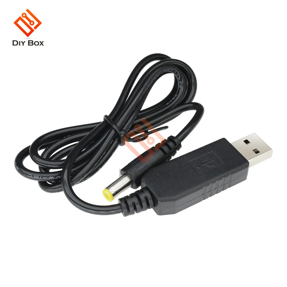 USB to DC Power Cable USB to 5.5x2.1mm DC Jack Plug 5V to 12V DC-DC Step Up Booster Power Converter Cable
USB to DC Power Cable USB to 5.5x2.1mm DC Jack Plug 5V to 12V DC-DC Step Up Booster Power Converter Cable