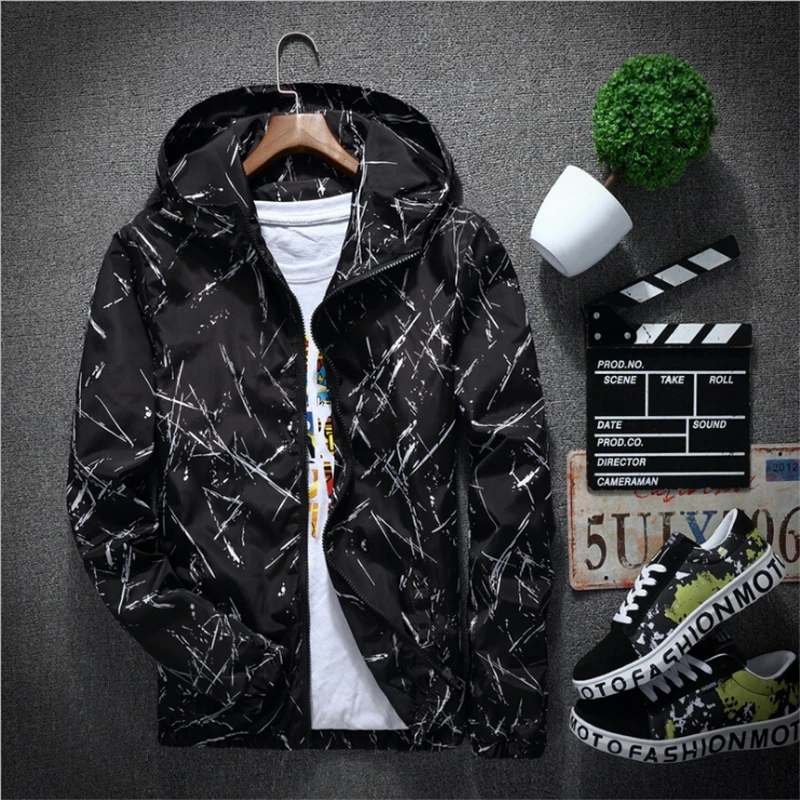 New Brand Spring Autumn Casual Bomber Jacket Men Windbreaker Hooded Slim Zipper Thin Coat Men Sportswear Male Clothes Outwear
New Brand Spring Autumn Casual Bomber Jacket Men Windbreaker Hooded Slim Zipper Thin Coat Men Sportswear Male Clothes Outwear