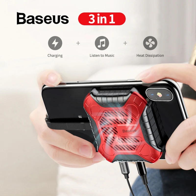 Baseus Mobile Phone Cooler for iPhone XR Xs Max Xs X 8 7 6 6s Plus Phone Case 3 in 1 Charing&Audio&Fans Phone Cooling Game Case
Baseus Mobile Phone Cooler for iPhone XR Xs Max Xs X 8 7 6 6s Plus Phone Case 3 in 1 Charing&Audio&Fans Phone Cooling Game Case