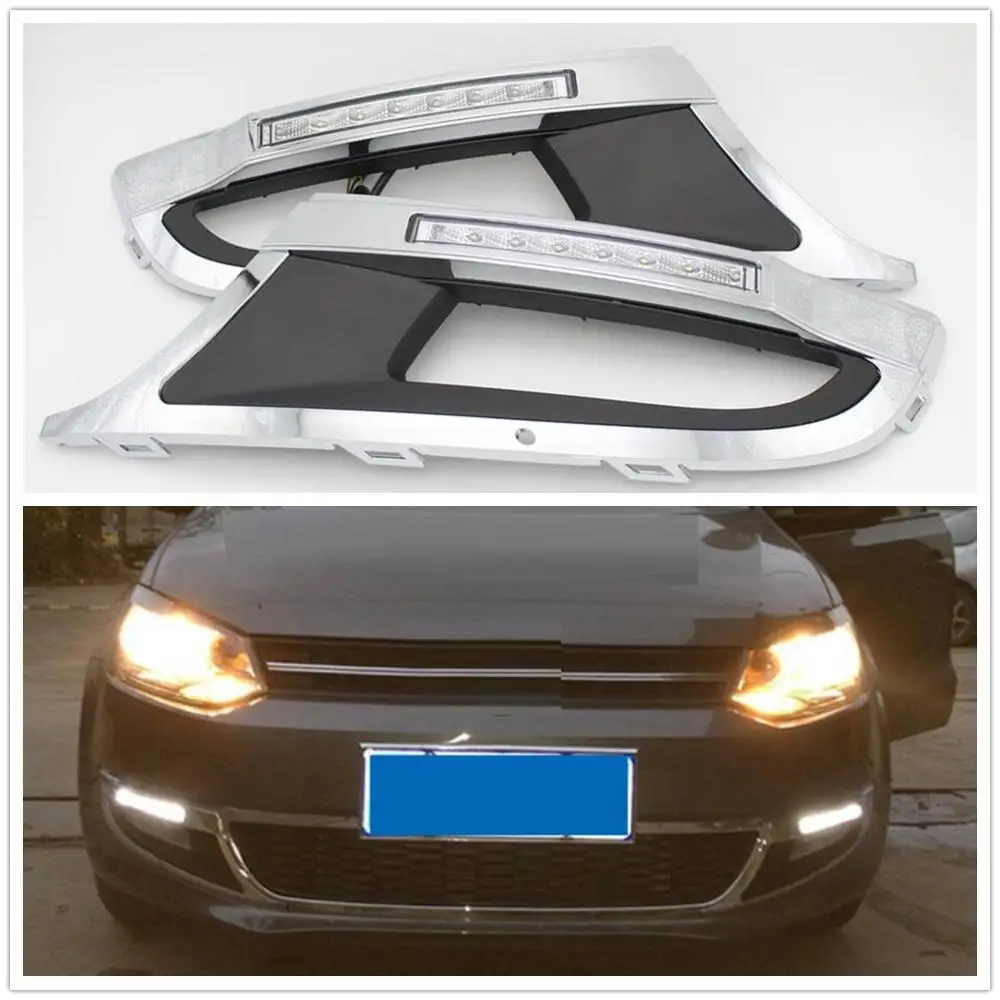 2pcs x For VW Polo 6R 2009 2010 2011 2012 2013 2014 Car-styling LED DRL Daytime Running Light Waterproof With Harness
2pcs x For VW Polo 6R 2009 2010 2011 2012 2013 2014 Car-styling LED DRL Daytime Running Light Waterproof With Harness