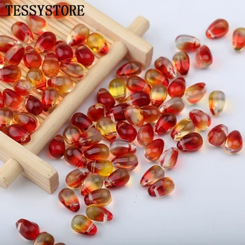20pcs 6*9mm Water Droplets Shape Lampwork Beads Multi Gradient Color Glass Beads For Jewelry Making Earrings DIY Accessories
20pcs 6*9mm Water Droplets Shape Lampwork Beads Multi Gradient Color Glass Beads For Jewelry Making Earrings DIY Accessories
