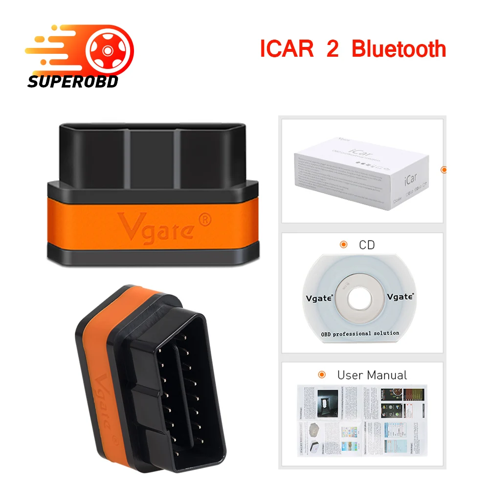Vgate iCar2 icar 2 Bluetooth ELM327 V1.5 code reader OBD2 Scanner For Android Phone Code Reader diagnostic tool
Vgate iCar2 icar 2 Bluetooth ELM327 V1.5 code reader OBD2 Scanner For Android Phone Code Reader diagnostic tool