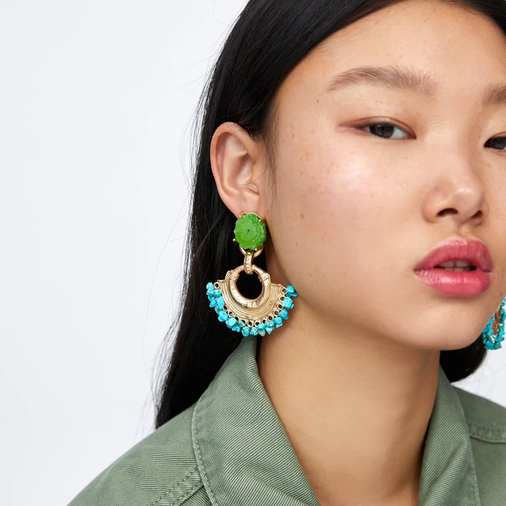 Vedawas Boho ZA Earrings 2019 Summer Cool Stone Statement Drop Dangle Earrings for Women Party Vacation Gifts Accessories xg3051
Vedawas Boho ZA Earrings 2019 Summer Cool Stone Statement Drop Dangle Earrings for Women Party Vacation Gifts Accessories xg3051