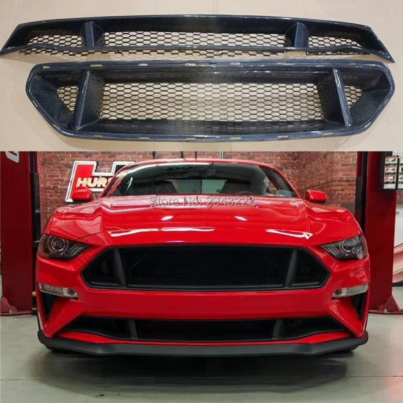 Car Styling Carbon Fiber & FRP Front Center Grille Front Bumper Mesh Grills Fit Ford Mustang 2018 +
Car Styling Carbon Fiber & FRP Front Center Grille Front Bumper Mesh Grills Fit Ford Mustang 2018 +