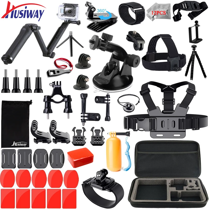 Husiway Accessories Bundle for Gopro Kit for Go pro Hero 6 5 4 3 Session Xiaomi Yi 4K / Eken h9r Camera 50A
Husiway Accessories Bundle for Gopro Kit for Go pro Hero 6 5 4 3 Session Xiaomi Yi 4K / Eken h9r Camera 50A