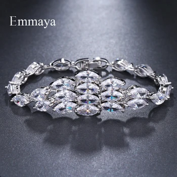 Emmaya 3 Colors AAA Cubic Zircon Bracelets Bangles Luxury Wedding Romantic Bracelet Women Gift Party
Emmaya 3 Colors AAA Cubic Zircon Bracelets Bangles Luxury Wedding Romantic Bracelet Women Gift Party