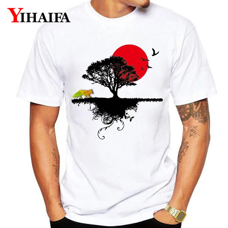 Summer T-Shirt Men Male Roupas Print Nightfall Tree Graphic Tees Casual White Tee Shirts Short Sleeve Fashion Unisex Tops
Summer T-Shirt Men Male Roupas Print Nightfall Tree Graphic Tees Casual White Tee Shirts Short Sleeve Fashion Unisex Tops