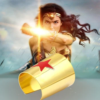 Movie Superhero Wonder Woman Bangle Bracelet Captain Carol Danvers Star Bangles Gauntlet of Atlas Wristband Jewelry Pulseira
Movie Superhero Wonder Woman Bangle Bracelet Captain Carol Danvers Star Bangles Gauntlet of Atlas Wristband Jewelry Pulseira