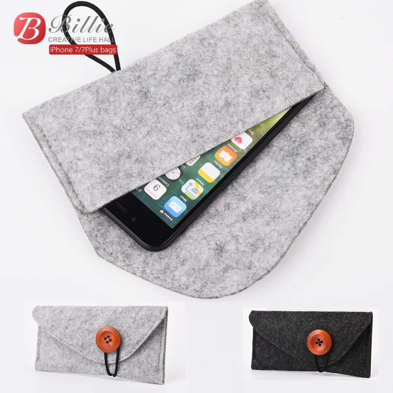 2017 Original For apple iphone 7 Plus pouch Wool Felt protective sleeve Bag for iPhone8 plus 5.5" iphone 8 4.7 inch bags phone
2017 Original For apple iphone 7 Plus pouch Wool Felt protective sleeve Bag for iPhone8 plus 5.5" iphone 8 4.7 inch bags phone