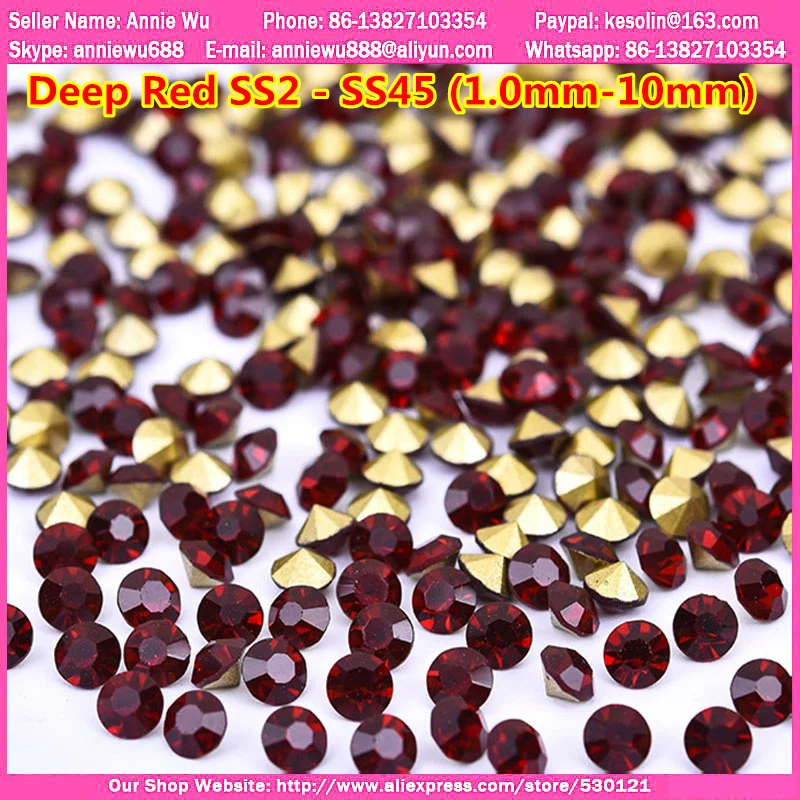 deep red