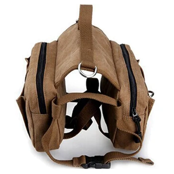 LJL Dog Backpack Cotton Canvas Dog Bag Travel Camping Saddle Bag Dog Backpack for Big Dog (Khaki)
LJL Dog Backpack Cotton Canvas Dog Bag Travel Camping Saddle Bag Dog Backpack for Big Dog (Khaki)