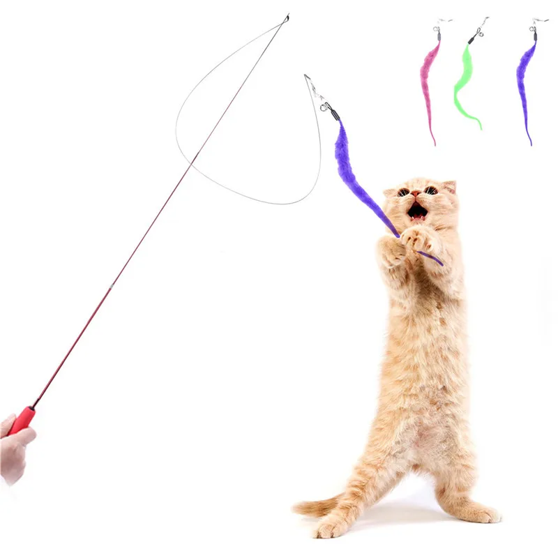 Adjustable Pets Cat Feather Toys Cute Cute Pet Kitty Teaser Wand Plastic Toys Kitten Funny Scratching Toy
Adjustable Pets Cat Feather Toys Cute Cute Pet Kitty Teaser Wand Plastic Toys Kitten Funny Scratching Toy