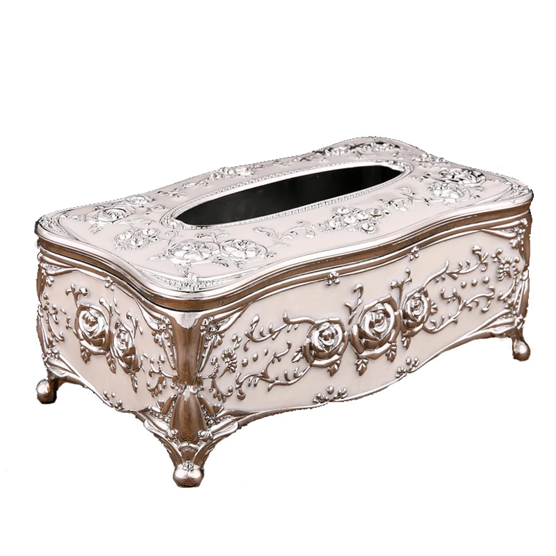 European style high grade luxury plastic tissue box KTV tissue pumping paper box
European style high grade luxury plastic tissue box KTV tissue pumping paper box