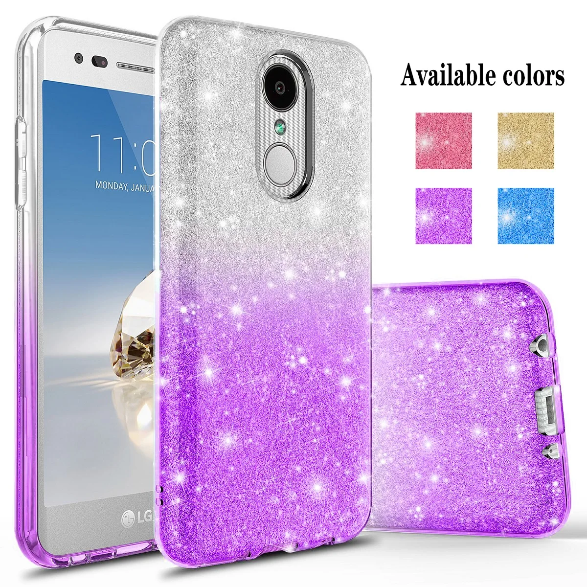 Three Layer Ultar-Thin Slim Glitter Bling Sparkly Shiny Hybrid Protective Case Cover for LG V10 V20 V30 V40 G5 G6 G7 Q6 Q8
Three Layer Ultar-Thin Slim Glitter Bling Sparkly Shiny Hybrid Protective Case Cover for LG V10 V20 V30 V40 G5 G6 G7 Q6 Q8