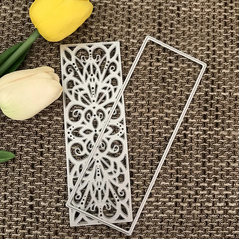DIY Album Cards Decoration Embossing Folder Craft Die Cuts Rectangular Hollow Lace Cutting Dies For Scrapbooking Stencils
DIY Album Cards Decoration Embossing Folder Craft Die Cuts Rectangular Hollow Lace Cutting Dies For Scrapbooking Stencils