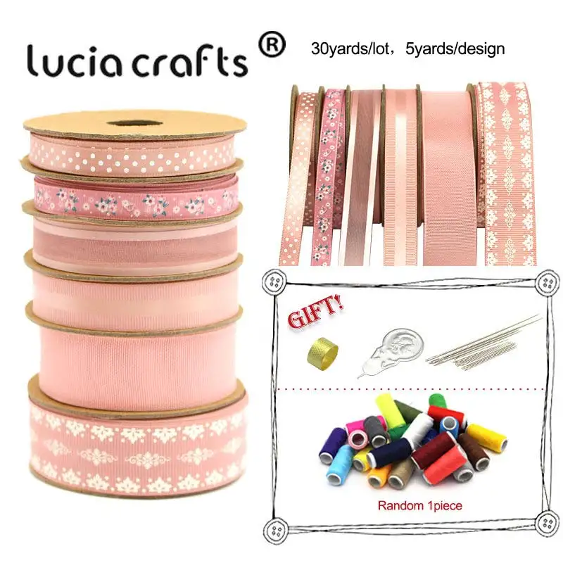30Yards 5yard/design Mix style Printing Organza Satin Grosgrain Ribbon Trim Lace DIY Gift Wrapping Tape Wedding Party Decoration
30Yards 5yard/design Mix style Printing Organza Satin Grosgrain Ribbon Trim Lace DIY Gift Wrapping Tape Wedding Party Decoration