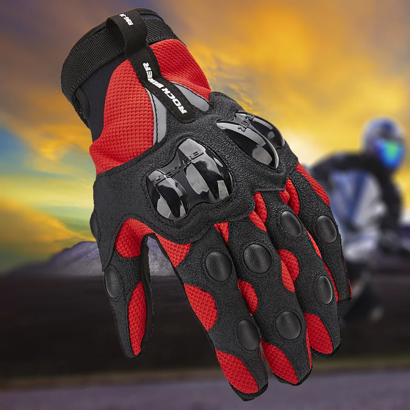 ROCK BIKER Motorcycle Gloves Motocross Gloves Summer Touch Screen Luva Moto Gloves Racing Shell Protective Men Cycling Biking MX
ROCK BIKER Motorcycle Gloves Motocross Gloves Summer Touch Screen Luva Moto Gloves Racing Shell Protective Men Cycling Biking MX
