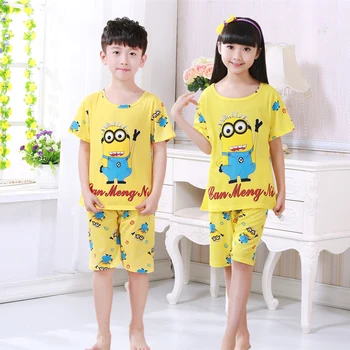 Children's pajamas set summer short sleeved boy pyjamas girls cute cartoon home cloth big children's sleepwear set kids pajamas
Children's pajamas set summer short sleeved boy pyjamas girls cute cartoon home cloth big children's sleepwear set kids pajamas