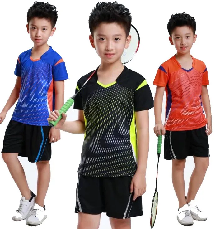 sport t-shirt boys,child badminton Jersey clothes,Table tennis shirt Polyester tennis shirt Shorts ,kids training t-shirs XS-3XL
sport t-shirt boys,child badminton Jersey clothes,Table tennis shirt Polyester tennis shirt Shorts ,kids training t-shirs XS-3XL
