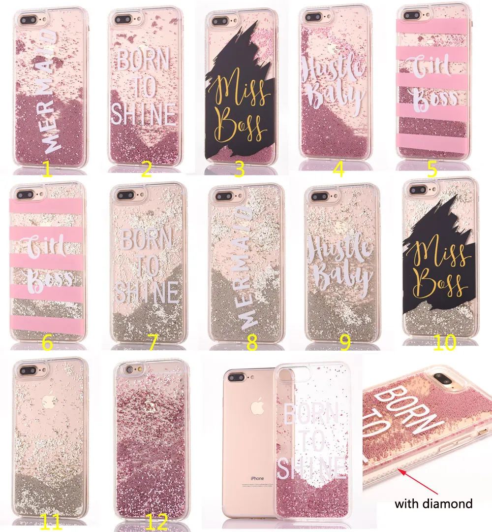 Flowing Liquid Phone Case for iPhone X 8 7 7 Plus 6 6S Plus Fashion Sparkle Diamond Glitter bead Stars Clear TPU Covers
Flowing Liquid Phone Case for iPhone X 8 7 7 Plus 6 6S Plus Fashion Sparkle Diamond Glitter bead Stars Clear TPU Covers