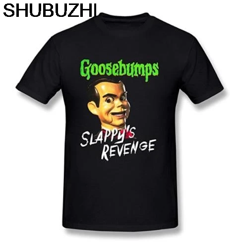 Men's Goosebumps Slappy's Revenge T Shirts Black Casual Plus Size T-Shirts Hip Hop Style Tops Tee S-5XL Round Neck Clothes
Men's Goosebumps Slappy's Revenge T Shirts Black Casual Plus Size T-Shirts Hip Hop Style Tops Tee S-5XL Round Neck Clothes