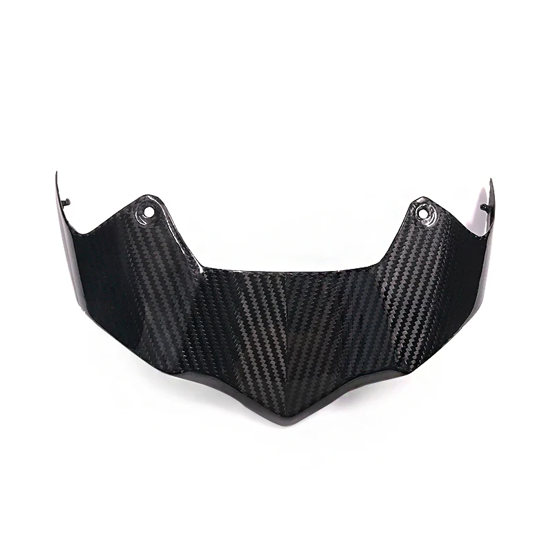 

100% Real Carbon Fiber Lower Front Headlight Fairing Cover Cowling for 2017 2018 Kawasaki Z900 ZR900 Z 900