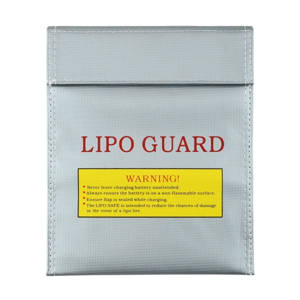 OCDAY 1Pc Fireproof RC LiPo Battery Safety Bag Safe Guard Charge Sack 180 X230 mm New Sale
OCDAY 1Pc Fireproof RC LiPo Battery Safety Bag Safe Guard Charge Sack 180 X230 mm New Sale