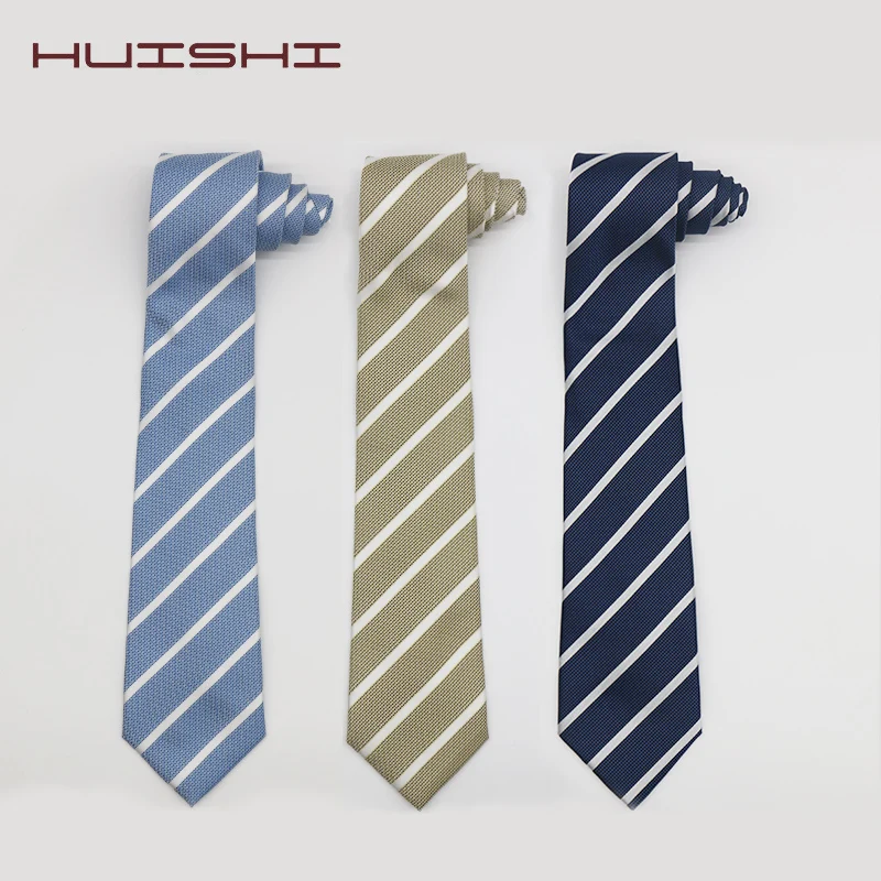 

Fashion Tie For Men Business Meeting Weeding Cravate Homens Striped Design Casual Suits Daily Necktie 8CM Business Tie