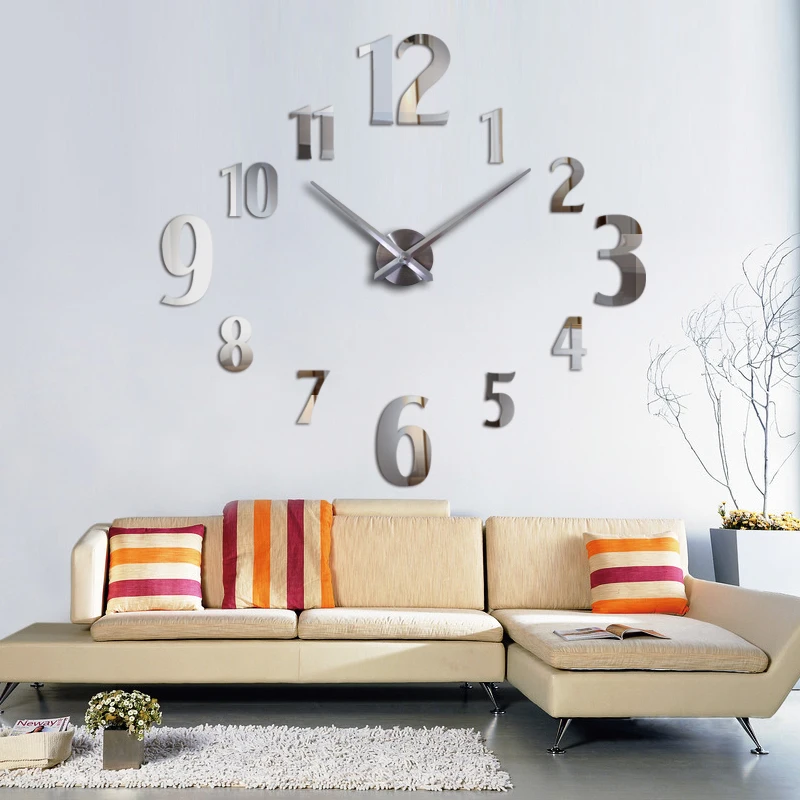 Sell Well Big Wall Clock Modern design Acrylic Mirror Clocks Diy 3d Stickers Decorative Quartz Watch Study Room
Sell Well Big Wall Clock Modern design Acrylic Mirror Clocks Diy 3d Stickers Decorative Quartz Watch Study Room
