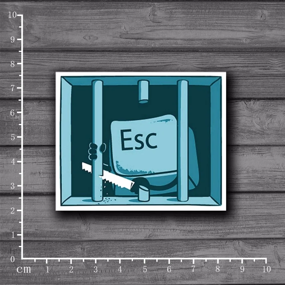Джейлбрейк. Наклейки на клавиатуру Escape для детей забавные мультяшные наклейки