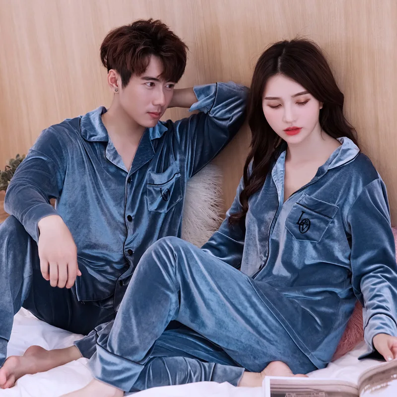 Lovers Sleepwear Long Sleeve Oversize 3XL Warm Velve Sleep Set Lounge Casual 2PCS Shirt+Pant Pajamas Suit Sweet Home Clothing
Lovers Sleepwear Long Sleeve Oversize 3XL Warm Velve Sleep Set Lounge Casual 2PCS Shirt+Pant Pajamas Suit Sweet Home Clothing