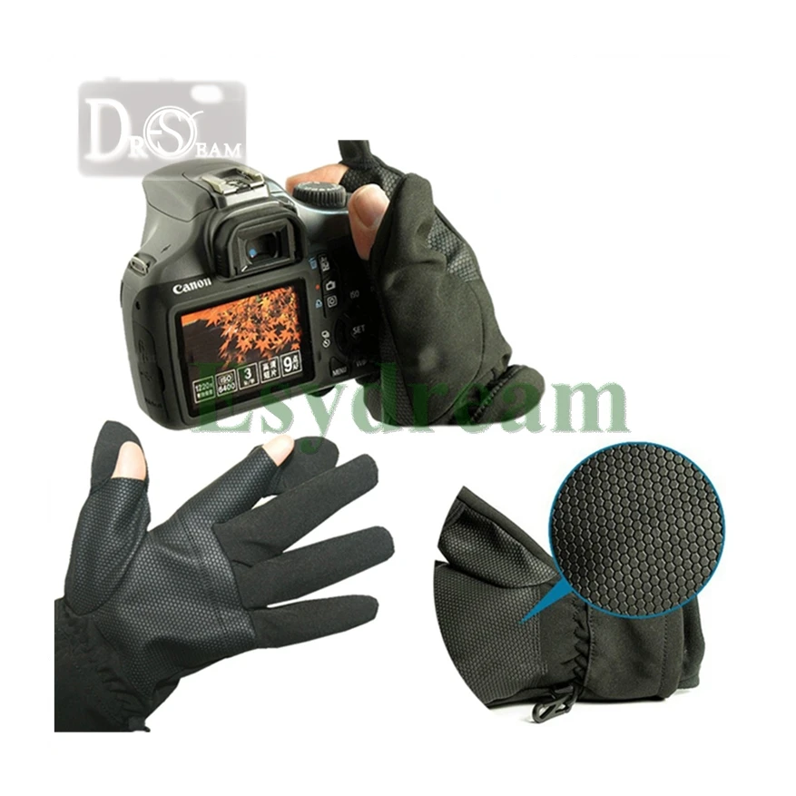 Утепленные перчатки для фотосъемки Зимние камеры Canon Nikon DSLR SLR | Электроника
