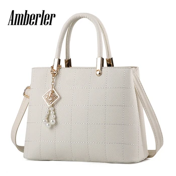 Amberler Luxury PU Leather Handbags Women Bags Designer High Quality Fashion Ladies Plaid Shoulder Crossbody Bag For Women Tote
Amberler Luxury PU Leather Handbags Women Bags Designer High Quality Fashion Ladies Plaid Shoulder Crossbody Bag For Women Tote