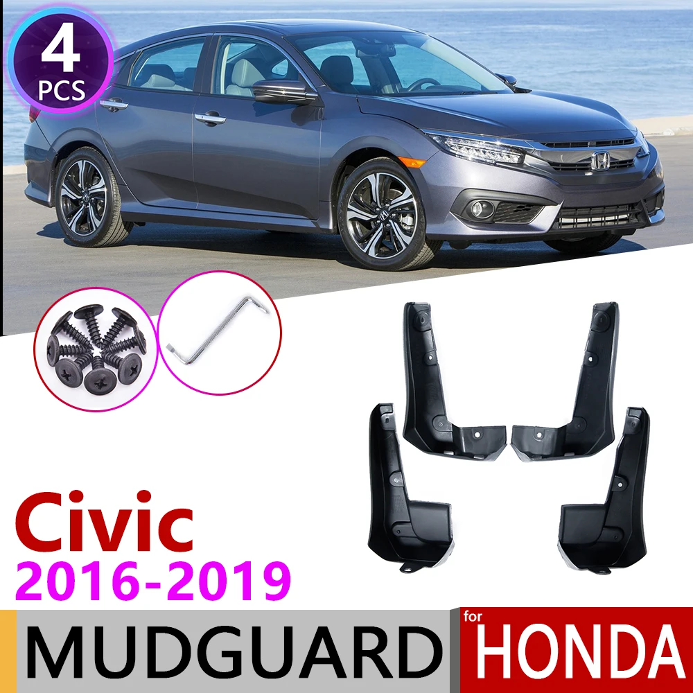 4PCS Car Mudflap for Honda Civic 2016 2017 2018 2019 FC FC1 FC2 FC5 Fender Mud Flaps Guard Mudguard Splash Flap Accessories 10th
4PCS Car Mudflap for Honda Civic 2016 2017 2018 2019 FC FC1 FC2 FC5 Fender Mud Flaps Guard Mudguard Splash Flap Accessories 10th