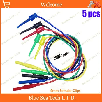Free Shipping 5pcs multimeter pen extension test hook clip with 4mm banana socket 16 AWG ultra soft silicone moulded 5 color
Free Shipping 5pcs multimeter pen extension test hook clip with 4mm banana socket 16 AWG ultra soft silicone moulded 5 color