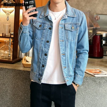 Mountainskin Men's Jean Jacket 2020 Autumn Men Fits Denim Jeans Solid Male Jean Coats Men Cowboy Fashion Brand Clothing SA739
Mountainskin Men's Jean Jacket 2020 Autumn Men Fits Denim Jeans Solid Male Jean Coats Men Cowboy Fashion Brand Clothing SA739