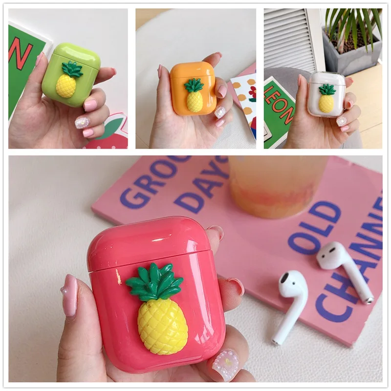 Cartoon pineapple For Apple Airpods Headphone Case Air pods Wireless Bluetooth Earphone Protector Bag Iphone Accessories 
Cartoon pineapple For Apple Airpods Headphone Case Air pods Wireless Bluetooth Earphone Protector Bag Iphone Accessories