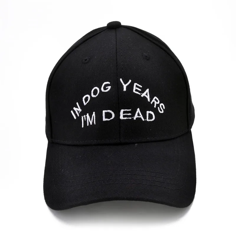 IN DOG YEARS I'M DEAD Baseball Cap Embroidery Dad Hat 100% Cotton Buzzwords Snapback Caps Unisex Fashion Adjustable hat
IN DOG YEARS I'M DEAD Baseball Cap Embroidery Dad Hat 100% Cotton Buzzwords Snapback Caps Unisex Fashion Adjustable hat