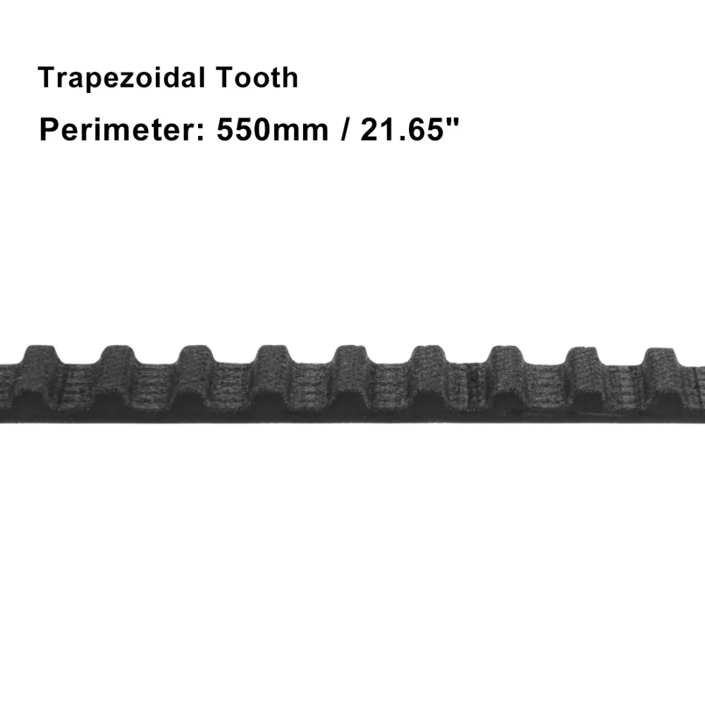 uxcell/® T5-225 Rubber Timing Belt Synchronous Closed Loop Belt Timing Pulley Tools 10mm Width