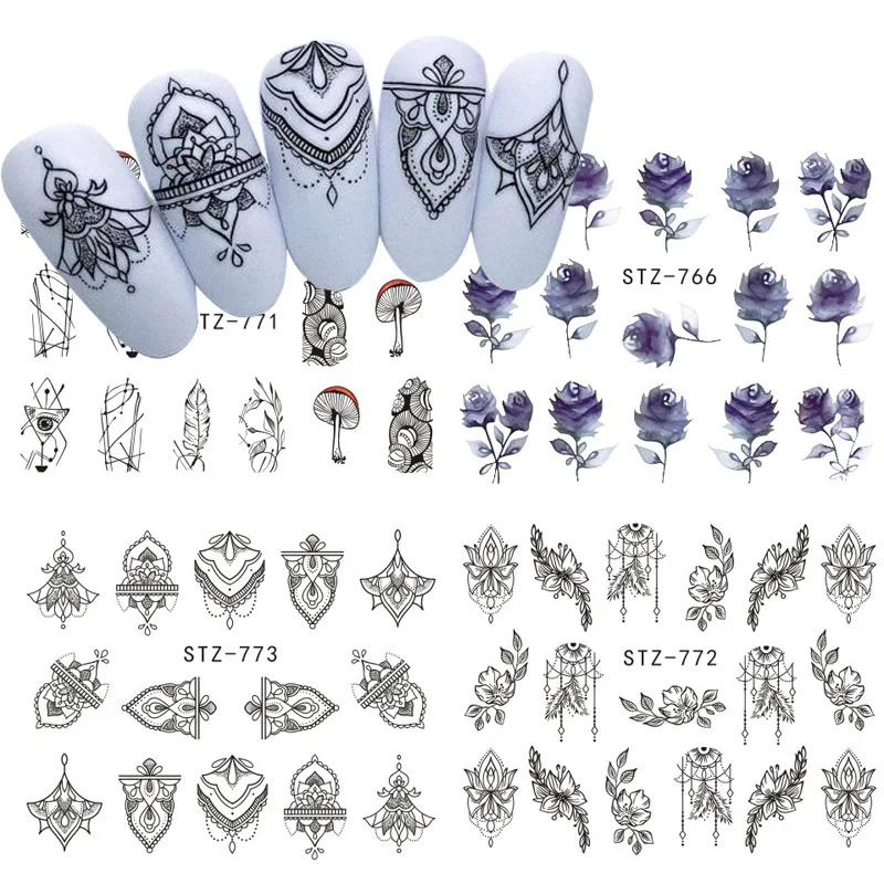 13 Sheets Nail Art Water Decals Nail Stickers Flower Geo Punk Watermark Decals Craft Decoration Manicure Makeup Beauty
13 Sheets Nail Art Water Decals Nail Stickers Flower Geo Punk Watermark Decals Craft Decoration Manicure Makeup Beauty