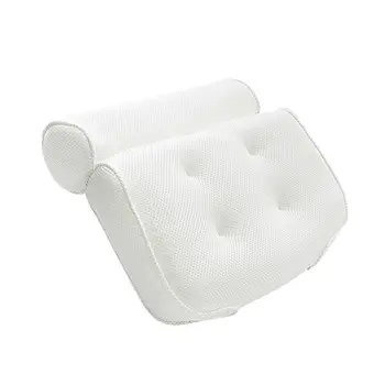 LUOEM Breathable 3D Mesh Spa Bath Pillow with Suction Cups Neck and Back Support Spa Pillow for Home Hot Tub
LUOEM Breathable 3D Mesh Spa Bath Pillow with Suction Cups Neck and Back Support Spa Pillow for Home Hot Tub