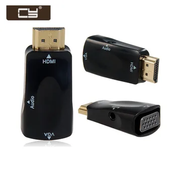 HDMI to VGA output Video adapter with 3.5mm Audio For Apple TV & projector & monitor adapter
HDMI to VGA output Video adapter with 3.5mm Audio For Apple TV & projector & monitor adapter