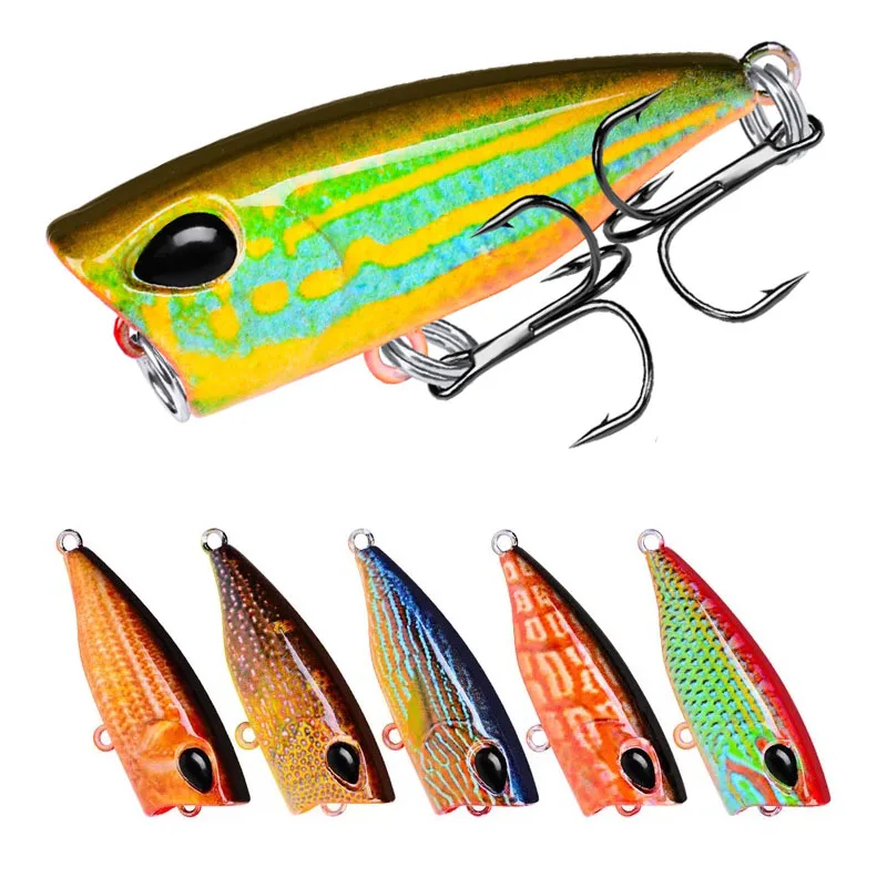1pcs Mini Popper Minnow Wobbler Fishing Bait 42mm 3.5g Artificial Hard Bait Swimbait Wobblers pesca lures winter Fishing Tackle
1pcs Mini Popper Minnow Wobbler Fishing Bait 42mm 3.5g Artificial Hard Bait Swimbait Wobblers pesca lures winter Fishing Tackle