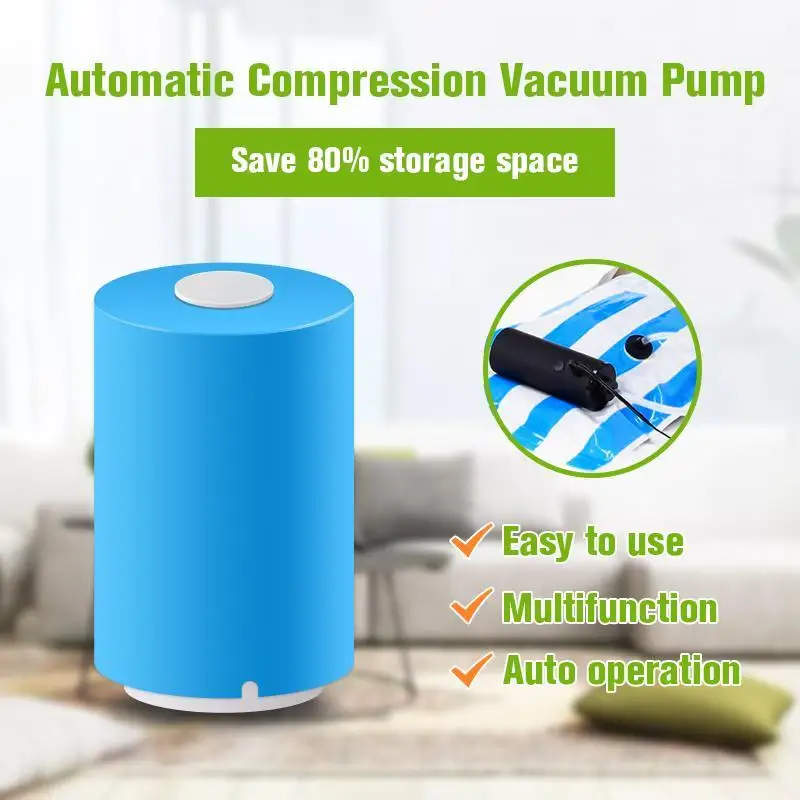 

Mini Automatic Compression Vacuum Pump Portable Sealing Food Vacuum Sealer Bags Always fresh seal val Heat Sealing Machine Food