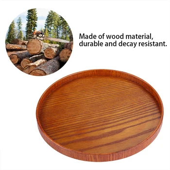 Round Natural Tray Hotel Food Dishes Wood Plate Restaurant Fruit Plate Storage Tray Brown Wood
Round Natural Tray Hotel Food Dishes Wood Plate Restaurant Fruit Plate Storage Tray Brown Wood