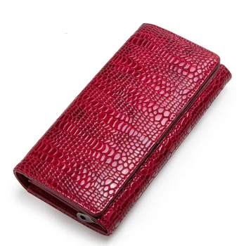 2019 fashion long leather women's wallet Multi-card three-fold first layer leather women's hand-held wallet billiard ID card
2019 fashion long leather women's wallet Multi-card three-fold first layer leather women's hand-held wallet billiard ID card