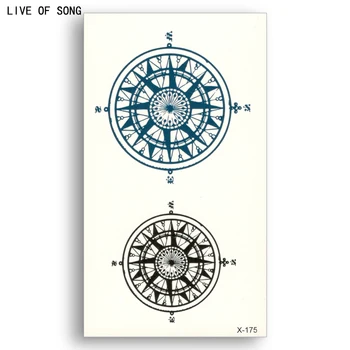 Fake temporary tattoo Water Transfer Black Blue compass Sticker Men Women Beauty Sexy Cool Body Art Live of Song X175
Fake temporary tattoo Water Transfer Black Blue compass Sticker Men Women Beauty Sexy Cool Body Art Live of Song X175