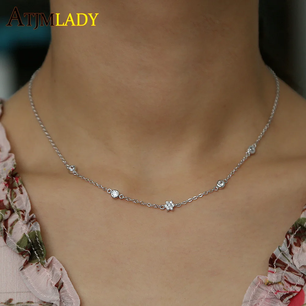 2019 Time-limited Collares Kolye Choker New Fashion Women Aaaa Cz Flowers Station Necklace Round Charm Delicate For Girl Lady
2019 Time-limited Collares Kolye Choker New Fashion Women Aaaa Cz Flowers Station Necklace Round Charm Delicate For Girl Lady