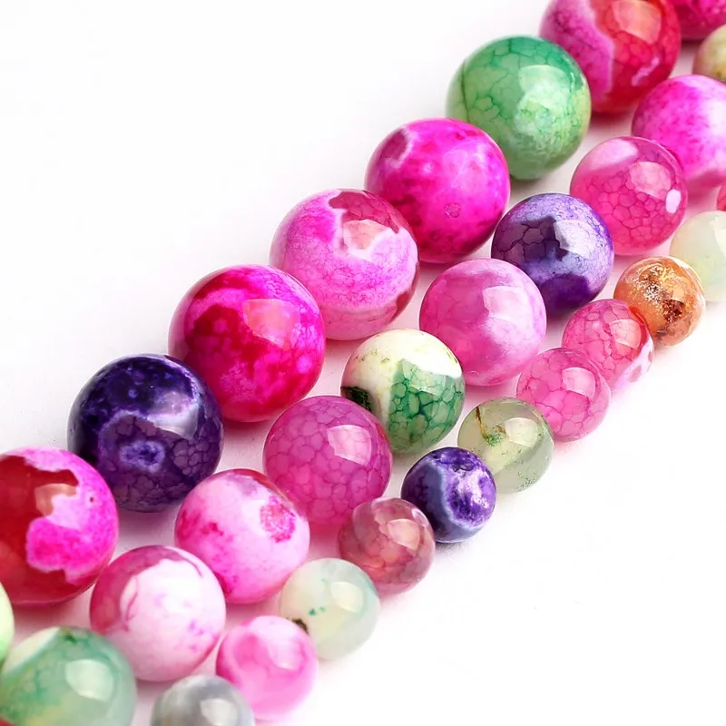 Natural Colorful Fire Drogan Veins Agate Stone 6 8 10mm 15 Inch Round Beads for Jewelry Making Diy Bracelet Necklace Wholesale
Natural Colorful Fire Drogan Veins Agate Stone 6 8 10mm 15 Inch Round Beads for Jewelry Making Diy Bracelet Necklace Wholesale